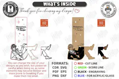 Funny Legs Bookmark Laser Cut | Detective Bookmarks Laser Product Image 3