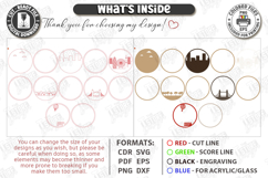 3D Layered Wall Art Laser Cut Bundle | Modern Home Interior Product Image 7