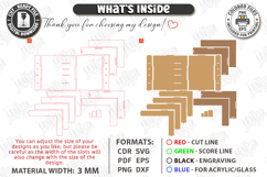 Miniature Bookshelves Laser Cut Bundle | Mini Bookcase | CNC Product Image 22