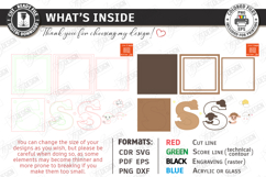 Nursery Name Signs Alphabet Laser Cut Bundle | Monogram SVG Product Image 21