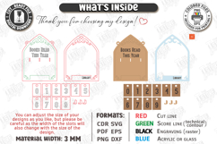 Books Read Tracker SVG - Personalized Wooden Book Counter Product Image 2