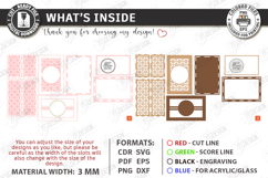 Mother's Day Gift Boxes Laser Cut Bundle | Floral Boxes SVG Product Image 4