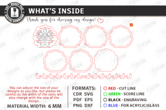 Cross Stitch Organizers Laser Cut Bundle | Sewing Craft SVG Product Image 9