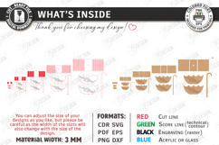 Umbrella Flower Box Laser Cut | Bridal Shower Gift Box Kit Product Image 2