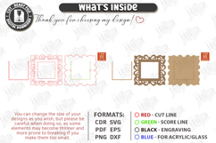 Fridge Magnet Frame Laser Cut | Magnetic Photo Frame | CNC Product Image 3