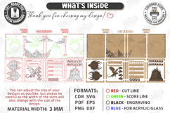 DM Screen Laser Cut | Game Master Screen | RPG Games | CNC Product Image 2