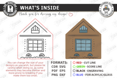 Miniature Village Block Toy Laser Cut | Layered Town House Product Image 3