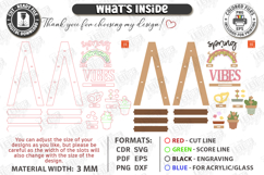 Mini Decorative Ladder Shelf Laser Cut Bundle | Tiered Tray Product Image 4