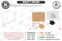 Graduation Welcome Sign Laser Cut | Graduation Party Laser Product Image 3