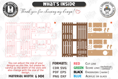 Wall Key Holder Laser Cut | Wall Decor | Key Rack Laser Cut Product Image 3