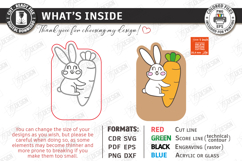 Paintable Easter Characters Laser Cut Bundle | Kids Easter Product Image 4