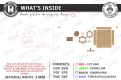 Museum of Us - Personalised Photo Frame Laser Cut Design Product Image 3