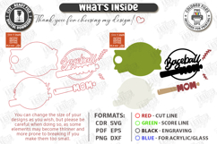 Sport Mom Stanley Toppers Laser Cut | Stanley Cup Accessory Product Image 4