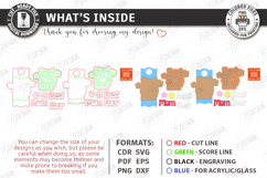 Mother's Day Stanley Topper Laser Cut | Tumbler Decor SVG Product Image 4