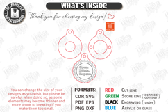 Beer Bottle Opener Keychain Laser Cut | Father's Day Gift Product Image 2