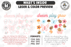 Nursery Wall Decor Laser Cut Bundle | Kids Room | Kids Laser Product Image 4