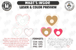 Heart Shaped Candle Holder Laser Cut|Valentine's Candlestick Product Image 2