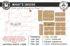 Drink Packet Organizers Laser Cut Bundle | Station Storage Product Image 9
