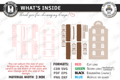 Dollhouse Shelf Laser Cut | Kids Laser | Nursery Wall Decor Product Image 3