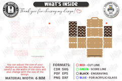 S'mores Station Box with Handle Laser Cut | S'mores Basket Product Image 3