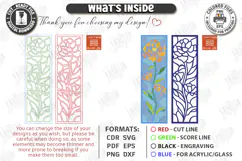 Stained Glass Bookmark Laser Cut | Faux Stained Glass Window Product Image 3