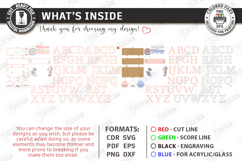 Baby Birth Announcement Sign Laser Cut Bundle | New Born SVG Product Image 9