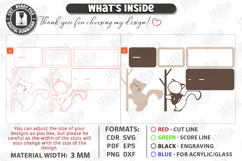 Key Holder Tray Laser Cut | Storage Tray | Sunglasses Stand Product Image 3