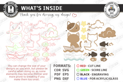 Nursery Luminous Wall Décor Laser Cut Bundle | Night Light Product Image 4