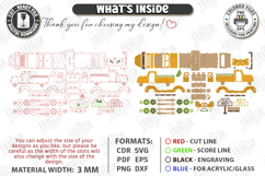 3D Easter Truck Laser Cut Bundle | Spring Home Decor Designs Product Image 9