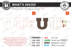 Wooden Letter Bookshelf Laser Cut | Wall Shelf | Home Decor Product Image 2