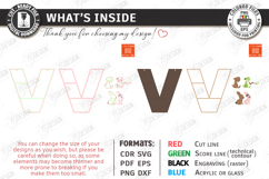 Wooden Letter Bookshelf Laser Cut | Wall Shelf | Home Decor Product Image 2