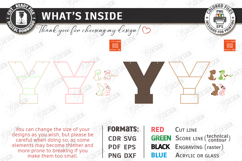 Wooden Letter Bookshelf Laser Cut | Wall Shelf | Home Decor Product Image 2