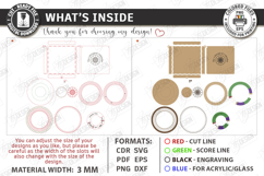 Liturgical Calendar Wheel Laser Cut | Christian Calendar SVG Product Image 3