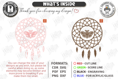 Wooden Dream Catcher Laser Cut Bundle | Boho Wall Hanging Product Image 10