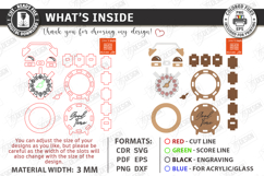 Retro Miniature Keychains Laser Cut Bundle | Vintage Designs Product Image 15