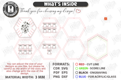 Embroidery Floss Organizer Laser Cut | Thread Holder Laser Product Image 3