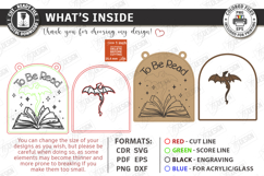 To Be Read Shelf Decor Laser Cut | Shelf Sitter | Home Decor Product Image 5