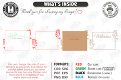 Wedding Welcome Sign Laser Cut | Wedding Reception Decor SVG Product Image 3