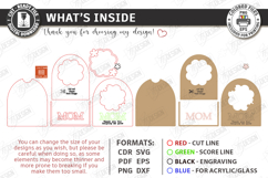 Mother's Day Mini Photo Frame Laser Cut | Picture Frames SVG Product Image 3