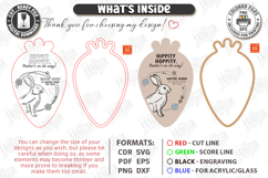 Easter Bunny Treat Tray Laser Cut | Carrot and Milk Board Product Image 3