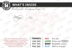 Bracelet Gift Box Laser Cut |Bracelet Holders| Romantic SVG Product Image 3