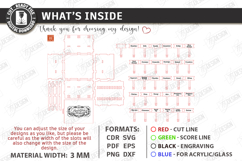 Cheese Markers with Storage Box Laser Cut Kit | Laser Files Product Image 4