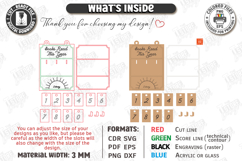 Books Read Tracker SVG - Personalized Wooden Book Counter Product Image 2