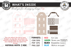 Dollhouse Shelf Laser Cut | Kids Laser | Nursery Wall Decor Product Image 3