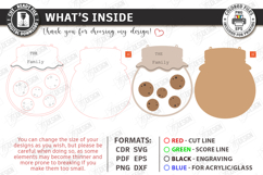 Personalized Family Wall Sign Laser Cut | Wall Decor | Home Product Image 3