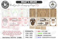 DM Screen Laser Cut | Game Master Screen | RPG Games | CNC Product Image 5