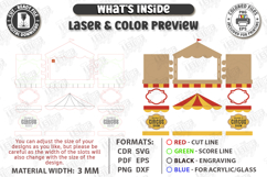 Mini Puppet Theater Laser Cut Bundle | Circus and Castle SVG Product Image 10