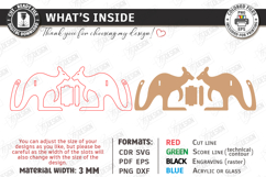 Tape Dispenser Laser Cut | Tape Holder | Kangaroo SVG | CNC Product Image 3