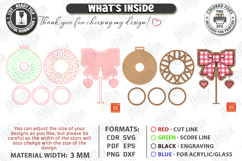 Sewing Pincushion Laser Cut Bundle | Needle Holder Stand SVG Product Image 5