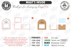 Baby Scan Frame Laser Cut | Photo Holder | New Born SVG |CNC Product Image 3